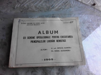 ALBUM CU SCHEME OPERATIONALE PENTRU EXECUTAREA PRINCIPALELOR LUCRARI GENISTICE - MITUCA DUMITRU foto