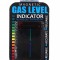 Indicator nivel gaz butelie, plastic/magnet, 10 x 6cm