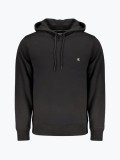 Hanorac barbati J30J325149 cu gluga fara fermoar si croiala Regular fit, Negru, XL, 2XL, Calvin Klein Jeans