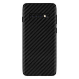 Cumpara ieftin Set Folii Skin Acoperire 360 Compatibile cu Samsung Galaxy S10 Plus - ApcGsm Wraps Carbon Black, Negru, Silicon, Oem