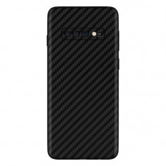 Folie Skin Samsung Galaxy S10 Set 2 ApcGsm Wraps Carbon Black foto