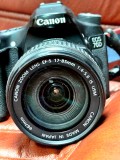 Canon EOS 70D kit + obiectiv EF-S 17-85mm + blitz extern, garantie