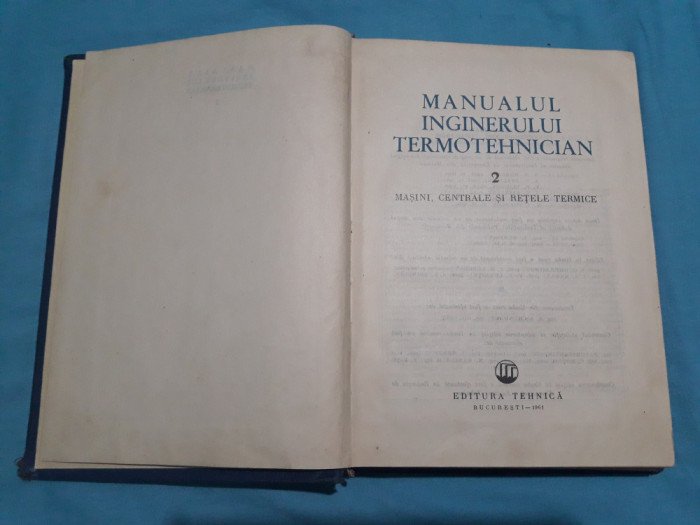 MANUALUL INGINERULUI TERMOTEHNICIAN vol.1+ vol.2 + vol.3