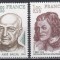 Franta 1977 - Aniversari - Personalitati, 4 Serii, MNH