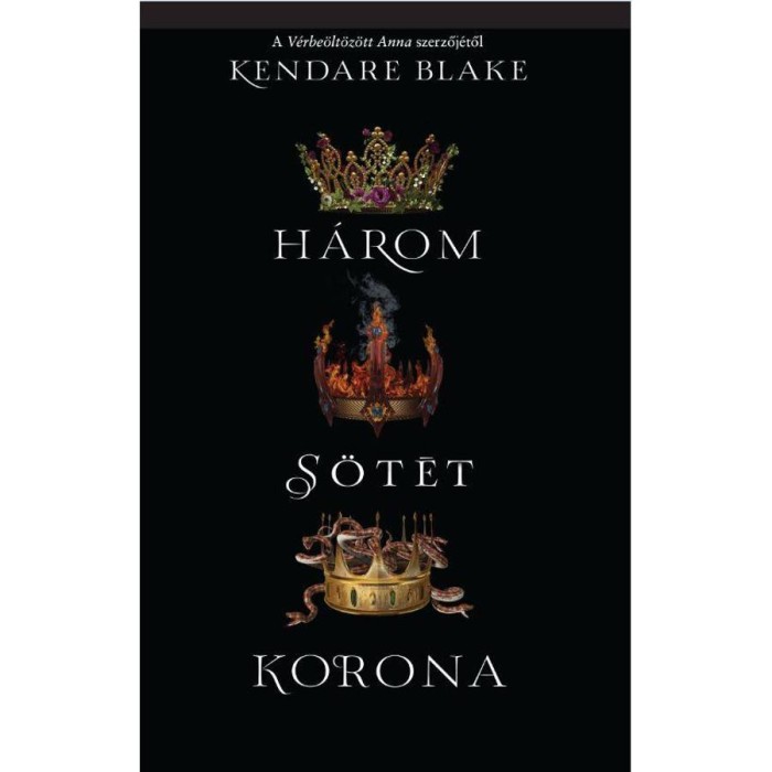H&aacute;rom s&ouml;t&eacute;t korona - Kendare Blake