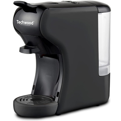 Aparat de cafea pentru 2 tipuri de capsule Techwood TCA-196N, Dolce Gusto si Nespresso, 19 bare, 1450W, Negru foto