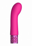 Vibrator Bijou, 10 Moduri Vibratii, Silicon, USB, Roz 12 cm