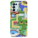 Husa compatibila cu Oppo A5 (2020) model Pokemon pixelated map, Silicon, TPU, Viceversa, Transparent, Carcasa