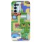 Husa compatibila cu Oppo A74 5G model Pokemon pixelated map, Silicon, TPU, Viceversa