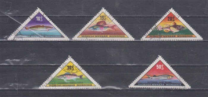 A12 S4 9 - Timbre foarte vechi - Mongolia - pesti