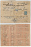 Romania, Primaria comunei, Certificat de nationalitate, Bulz, 1947