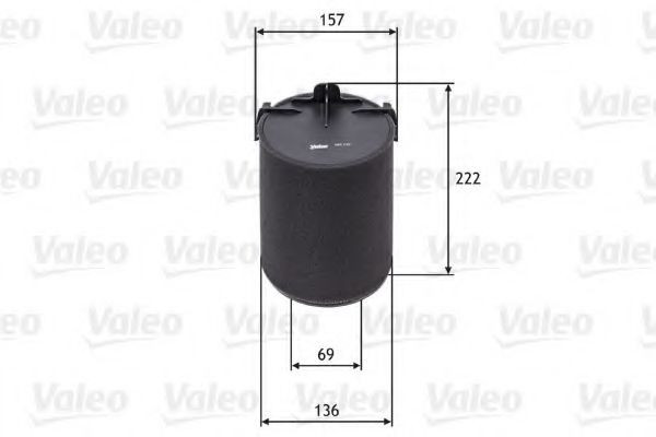 Filtru aer VW CADDY III Combi (2KB, 2KJ, 2CB, 2CJ) (2004 - 2016) VALEO 585742