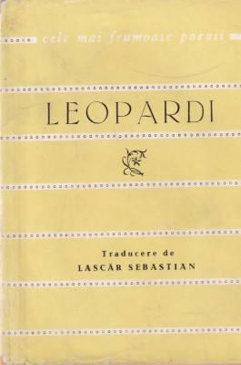 Giacomo Leopardi - Versuri foto