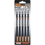 Cumpara ieftin Panza, lama, fierastrau pendular, pentru lemn, HCS, prindere tip T, taiere rapida, 6 TPI, set 5 buc, 152 mm, Richmann Exclusive