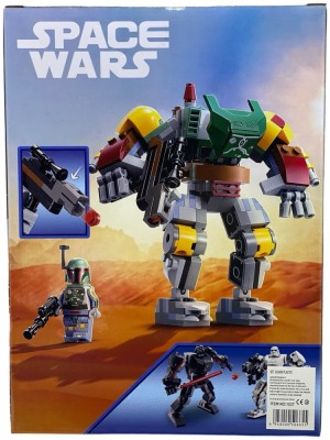 Set constructie gen lego robot Space Wars - Boba Fett No.1037 foto