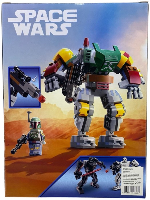 Set constructie gen lego robot Space Wars - Boba Fett No.1037