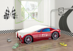 Pat Tineret MyKids Race Car 01 Red-160x80 GreatGoods Plaything foto