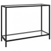 Masa consola, transparent, 100 x 35 x 75 cm, sticla securizata