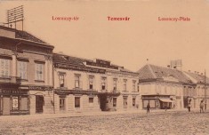 ROMANIA CARTE POSTALA - TIMISOARA PIATA LOSONCZY