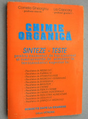 Chimie organica - Sinteze - Teste foto