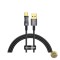Cablu Date si Incarcare USB-A - USB-C Baseus Explorer 100W 1m Negru CATS000201