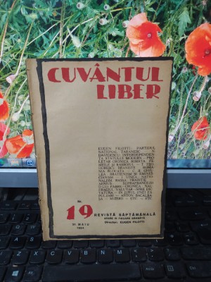 Cuv&amp;acirc;ntul liber, seria II, anul I, nr. 19, 31 mai 1924, Verona, Han, 183 foto