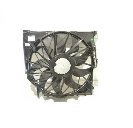 GMV radiator electroventilator BMW X3 2.0d/xDrive20d E83, 2004-2011, motor 2.0 d, diesel, 600 W; 490 mm; 3 pini