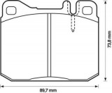 Placute frana Mercedes Clasa S (W126), Limuzina (W123); Vw Lt 28, Lt 40 SRLine parte montare : Punte fata