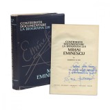 Augustin Z. N. Pop, Contribuții documentare la biografia lui Mihai Eminescu, 1962, cu dedicație olografă