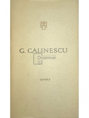 G. Călinescu - Opere, vol. 10 (editia 1976) foto