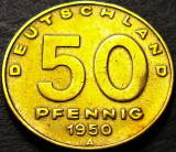 Cumpara ieftin Moneda istorica 50 PFENNIG - RDG / Germania Democrata, anul 1950 * cod 1203 B, Europa