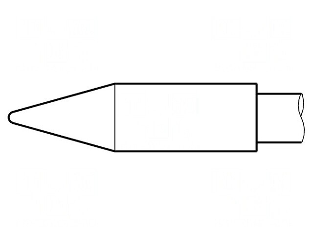 V&acirc;rf conic 1,7mm longlife C470001
