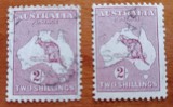 COLONII-BRITAN.-AUSTRALIA-1919 -cat Yv.11=100e-lot 2val--STAMPILATE-Vezi-Scan