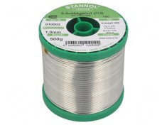 S&acirc;rmă de lipit fără plumb 1mm 0,5kg Sn95,5Ag3,8Cu0,7