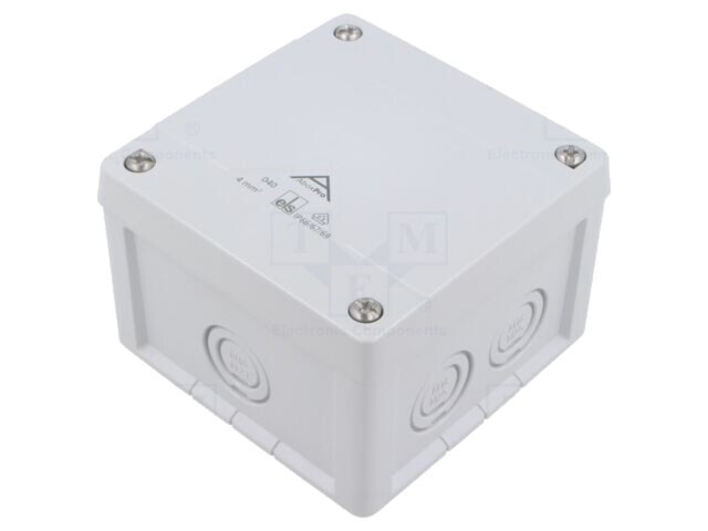 Carcasă conexiuni SPELSBERG 102x102x70mm gri cod 40440001 ABOX