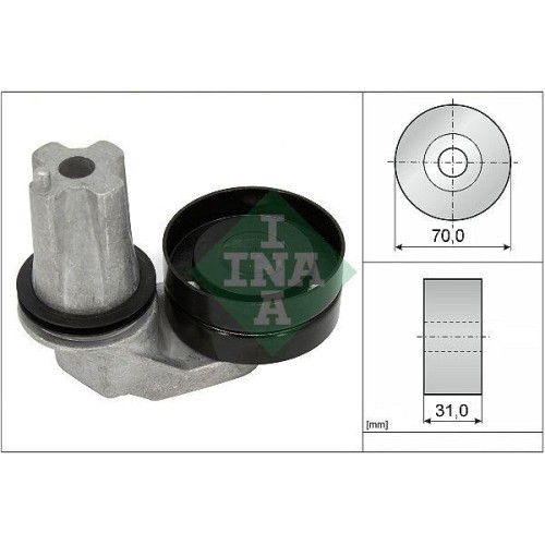 Intinzator curea Land Rover Discovery 3 (L319) 07.04-09.09, Discovery 3 Van (L319) 01.07-07.09, Discovery 4 (L319) 09.09-12.18, Range Rover Sport I (