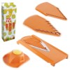 Razatoare Multifunctionala Fructe Legume Original V As Seen On TV, Feliator Rapid, Cuburi, Julienne, Siguranta