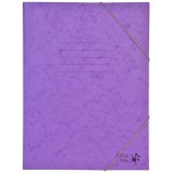 Mapă Carton, Office Style, Elastic, Culoare Mov, Dimensiune 25.5x34.5 cm, Oem
