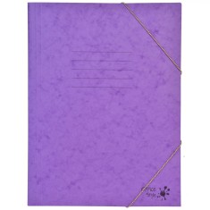 Mapă Carton, Office Style, Elastic, Culoare Mov, Dimensiune 25.5x34.5 cm