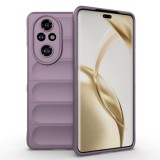 Husa antisoc pentru honor 200 pro, margini striate, magic shield, protectie completa, purple