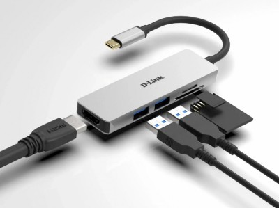 D-Link DUB-M530 5-in-1 USB-C Hub with HDMI and SD/microSD card foto