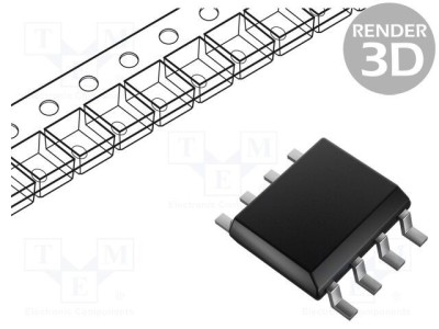 Amplificator operațional 100MHz SO8 2 canale Texas Instruments foto