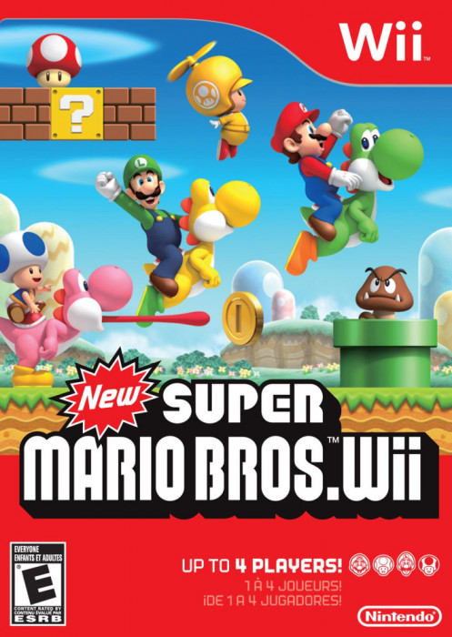 Wii NEW SUPER MARIO BROS Nintendo joc Wii classic, Wii mini,Wii U ca nou