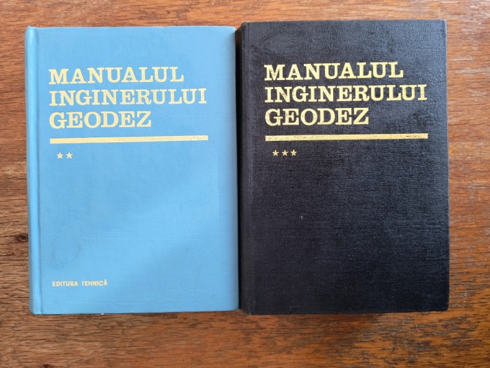 Manualul inginerului geodez, vol. 2 + 3 / R8P4F