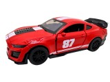 Macheta Ford Mustang Shelby GT500 1:38 rosu usi capota portbagaj lumini sunete pull back
