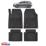 Covorase Auto TeamCar&reg; Tip Tavita Compatibile Peugeot 308 II (2013-2021) Negru Material Rezistent, Cauciuc