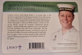 Australia , 20 cents 2017, km#3339, Australian Operational Service M, coincard, Australia si Oceania