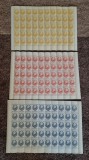 Romania MNH 1967 - Stema RSR uzuale - LP 663 - coli