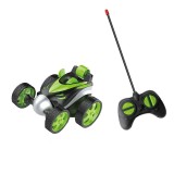 Masinuta cu telecomanda, Rotire 360&deg;, Verde/Negru, ATU-089482, Plastic