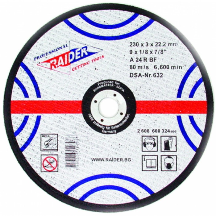 Disc pentru taiat metal 115х3.2х22.2mm